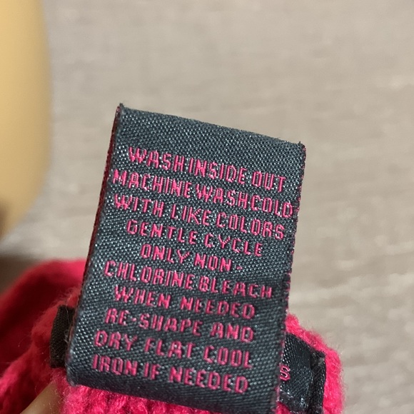 fire Los Angeles Sweater M Dark Pink Pullover Short Cropped Stretch Short Sleeve - Picture 13 of 15